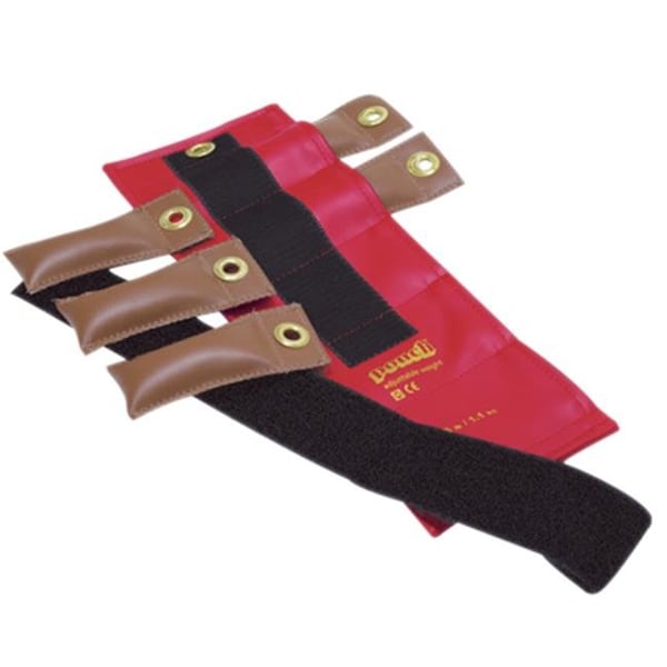 Fabrication Enterprises 10-0300 Pouch Variable Wrist and Ankle Weight; Red